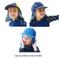 thumbnail image 3 of Sombrero para el sol Sonducket Luna y Estrellas Azules, 3 of 6