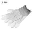 thumbnail image 3 of Uxcell 6Pairs ESD Anti Static Gloves 21cm Overlock Edge High Resistance Carbon Fiber Computer Gloves(Large), Grey, 3 of 5