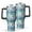 Pioneer Flower Floral-1, variant on 40oz Pioneer Flower Floral Print Pattern Insulated Tumbler with Handle, BPA-Free Leak Proof Lid and Straws, Double Wall Vacuum, Hot 12h/Cold 34h