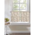 thumbnail image 4 of Rustic Coastal 2 Panel Kitchen Curtains for Small Windows, Sea Nautical Summer Beach Starfish Coral Bathroom Tier Curtain, Short Window Treatment for Bedroom/Living Room 55"x36", 4 of 6