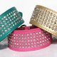 thumbnail image 5 of Collar para perro Berry Pet Rhinestone - 5 filas de cuero PU con incrustaciones de diamantes de cristal brillante, 5 of 5