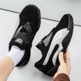 thumbnail image 4 of Men's Velcro Strap Suede Spliced Casual Shoes, 4 of 7
