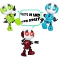 thumbnail image 2 of Graflsoa Robot Transformable en Alliage avec Fonctions Voix et Lumière - Jouet Télécommandé Intelligent pour 5 Ans et Plus (Couleur Rouge, à Piles), 2 of 6