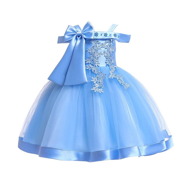 2023 vestido de princesa de un hombro ropa infantil para niñas vestido de fiesta de boda de noche disfraz ropa de niños 3-10 años Vestido3-4T (etiqueta 110) Gao Jinjia LED