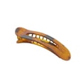 thumbnail image 3 of Scunci by Conair Flat Claw Clips, Quilted Black & Tortoiseshell, 2 Count, 3 of 6