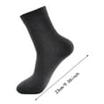 thumbnail image 2 of HNMKIU Men Polyester Half Cushion Mid Crew Socks for Comfort and Durability - Ideal for Everyday Wear—1 Pack,Size One Size, 2 of 3