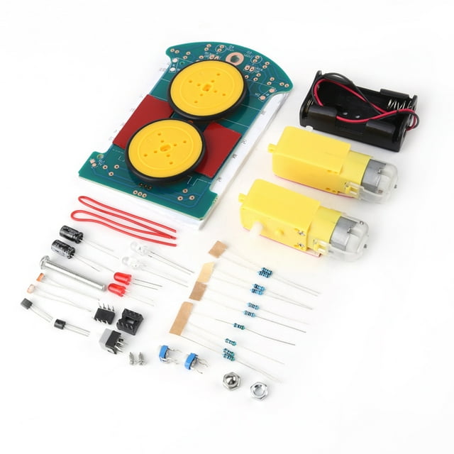 Intelligent Tracking Voiture Intelligente, Intelligent Tracking Voiture DIY Intelligent Tracking Kit Voiture Accessoires Artisanat Exceptionnel