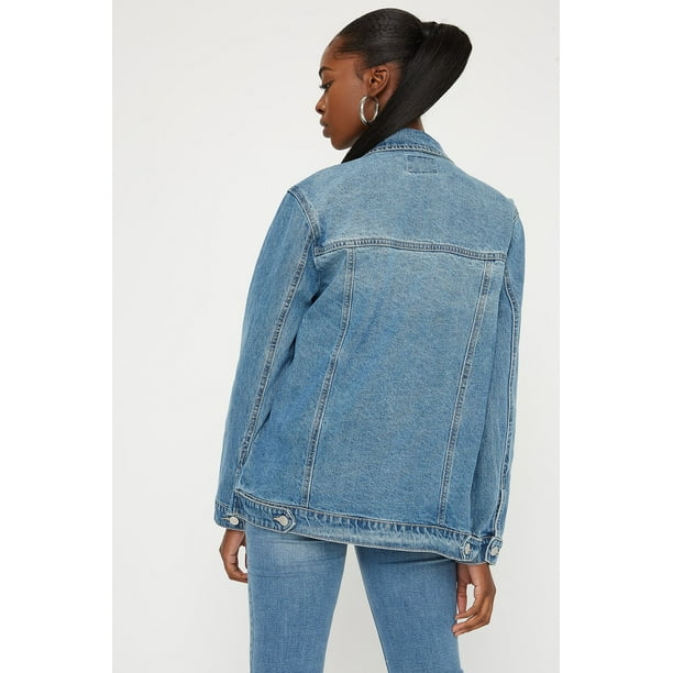Urban Planet Veste de Camion en Jean de Coton pour Femme Walmart