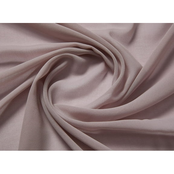 Zelouf Foggy Foil On Pearl Silk Chiffon  , Sewing, DIY, Crafts Fabric by the Yard, Buff/gold, 3 Yard