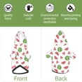 thumbnail image 6 of Haiem Hand Drawn Watermelon for Winter Dog Hoodie Sweatshirts with Pockets Warm Dog Clothes for Small Dogs Chihuahua-X-Small, 6 of 7