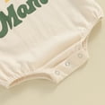 thumbnail image 6 of Bagilaanoe Newborn Baby Girl Boy Rompers Letters Print Short Sleeve Bodysuits 3M 6M 12M 18M Infant Casual One Piece Short Jumpsuit, 6 of 7
