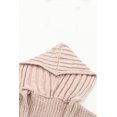 thumbnail image 3 of ABPHQTO Suéter holgado rasgado con cuello en V y cordones para mujer, 3 of 5