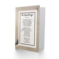 thumbnail image 2 of God Jesus Footprints In The Sand Poem Inspirational Sealed Greeting Card Plus Envelope Blank inside, 2 of 3