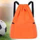 thumbnail image 1 of Mochila con cordón para niños y adultos, bolsa con cordón para nadar, bailar al aire libre Naranja, 1 of 8