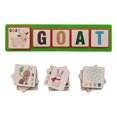 thumbnail image 3 of Juego de letras a juego, bloques de madera, juego de ortografía, divertido juego interactivo de rompecabezas de ortografía del alfabeto para niños en, 3 of 9