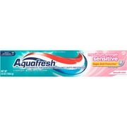 Aquafresh Maximum Strength Toothpaste for Sensitive Teeth, Smooth Mint, 5.6 oz