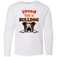 thumbnail image 3 of Inktastic English Bulldog Dog Long Sleeve Youth T-Shirt, 3 of 5