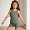 thumbnail image 5 of Antinious Toddler Boys Girls Solid Ribbed Racerback Sleeveless Soft Tank Top, 5 of 5