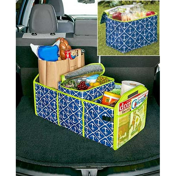 Collapsible Trunk Organizer with Cooler Removable cooler, 121/2"W x 8