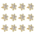 thumbnail image 2 of 12 piezas, porta servilletas con forma de para Navidad, porta servilletas con forma de , hebilla para servilletas, para oro, 2 of 8