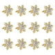 thumbnail image 2 of 12 piezas de hebillas para servilletas, decoración moderna para mesa de comedor oro, 2 of 9