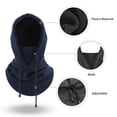 thumbnail image 2 of Balaclava Ski Mask for Men Windproof Thermal Winter Scarf Mask Women Neck Warmer Hood Blue, 2 of 7