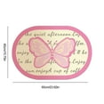 thumbnail image 3 of Butterfly Pattern Area Rug 16x24 Inches Yellow Absorbent Non-Slip Floor Mat for Bathroom Bedroom Living Room Home Decor, 3 of 6