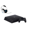 thumbnail image 2 of Pre-Owned Restored Sony PlayStation 4 Pro Black 1TB Gaming Console with Astro A10 Gaming BOLT AXTION Bundle White Blue, 2 of 2