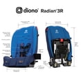 thumbnail image 5 of Diono Radian 3R, 3-in-1 Convertible Car Seat, Rear Facing & Forward Facing, 10 Years 1 Car Seat, Slim Fit 3 Across, Blue Sky, 5 of 8