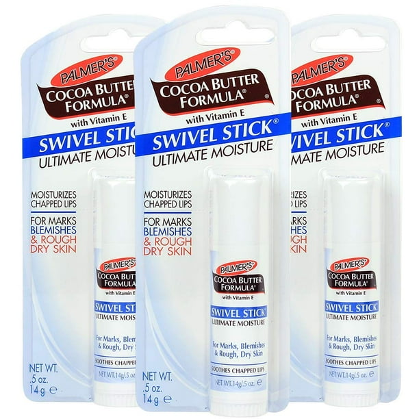Cocoa Butter Formula Moisturizing Swivel Stick with Vitamin E (Pack of