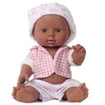 thumbnail image 1 of Puntoco Muñecas de bebé negras de 12 pulgadas con juego de accesorios Muñeca de bebé negra suave para niñas de más de 3 años Juguetes para bebés y niños para regalo de cumpleaños, 1 of 5