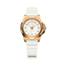 Victorinox Swiss Army I.N.O.X. V Quartz White Dial Rubber Strap Women's Watch 241954