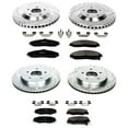 thumbnail image 3 of PowerStop Front and Rear Z23 Evolution Sport Carbon-Fiber Ceramic Brake Pad and Drilled & Slotted Rotor Kit Fits: CADILLAC CHEVROLET Select Models K1560, 3 of 10