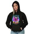 thumbnail image 4 of Betty Boop Air Brushed Supastar Hoodie Sweatshirt Women Brisco Brands L, 4 of 6