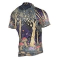 thumbnail image 2 of joogoo Mushroom Forest Pattern Men's Cycling Jerseys Mountain Bike Short Sleeve Tops S, 2 of 7