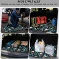 thumbnail image 3 of HUISEFOR Skull And Blue Rose Car Trunk Mat 29" x 39" Non-Slip Full Protection All Weather Trunk Protection Cargo Liner, Waterproof, Easy To Clean, Anti-Scratch,for Car SUV Sedan Auto, 3 of 7