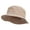 Khaki, variant on Wild Flying Duck Embroidered Big Size Cotton Blend Twill Bucket Hat - White 2XL-3XL