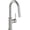 Silver, variant on Elkay LKAV3032CR Avado Single Hole Bar Faucet with Pull-Down Spray and Lever Handle, Chrome