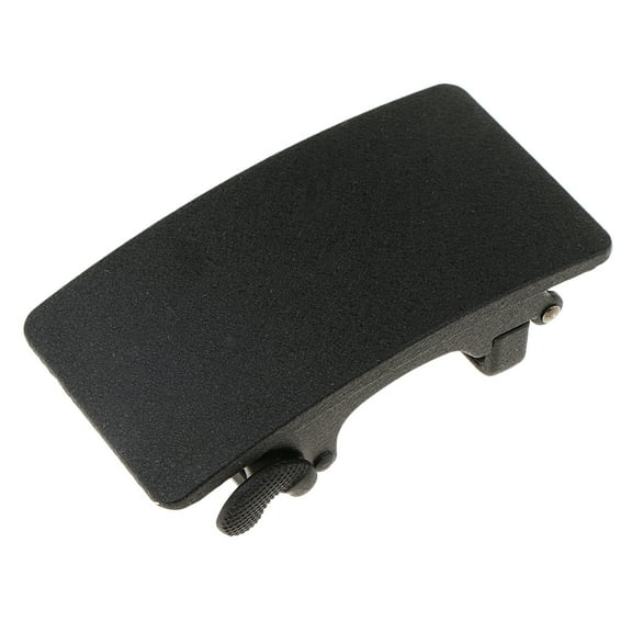 Mens Ratchet Automatic Alloy Buckle Replacement - Matte Black, 3.6cm
