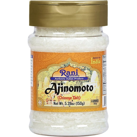 Rani Ajinomoto (Chinese Salt) 5.29 (150g) PET Jar ~ Umami Seasoning, Perfect for stir-frying, roasting, soups, salads & dressings | Gluten Friendly | Vegan | NON-GMO | Kosher | Indian Origin
