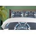 thumbnail image 4 of Ambesonne Outer Space Duvet Cover Set, Dark Matter Trip, 2-Calking, Grey Blue, 4 of 7