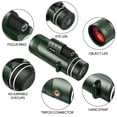thumbnail image 2 of Telescopio Monocular 40X60 Monocular De Alta Potencia Para Adultos Con Adaptador Para Teléfono, Trípode Y Correa De Mano, Equipado Con Prisma Bak4 Para Observación De Aves, 2 of 5