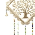 thumbnail image 4 of DecMode 29" Gold Metal Tree Windchime with Glass Beads and Cone Bells, 4 of 11