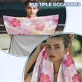 thumbnail image 6 of FOR U DESIGNS Cherry Blossom Print Automotive Seat Covers Multifunctional Car Towels, Yoga Mat Towel, Washable Universal Fit Seat Protector for Front Seats, 2 Pack, 6 of 7