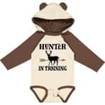 thumbnail image 3 of Inktastic Hunter in Training Hunting Boys Long Sleeve Baby Bodysuit, 3 of 5