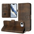 thumbnail image 2 of Leather Phone Case for iPhone 16E/iPhone SE 2025/iPhone SE4 Case,Retro Style PU/TPU Folio Wallet Case, Premium Folio Cover with [Card Slots] and [Kickstand],Magnetic Book Style Wallet-F8, 2 of 7