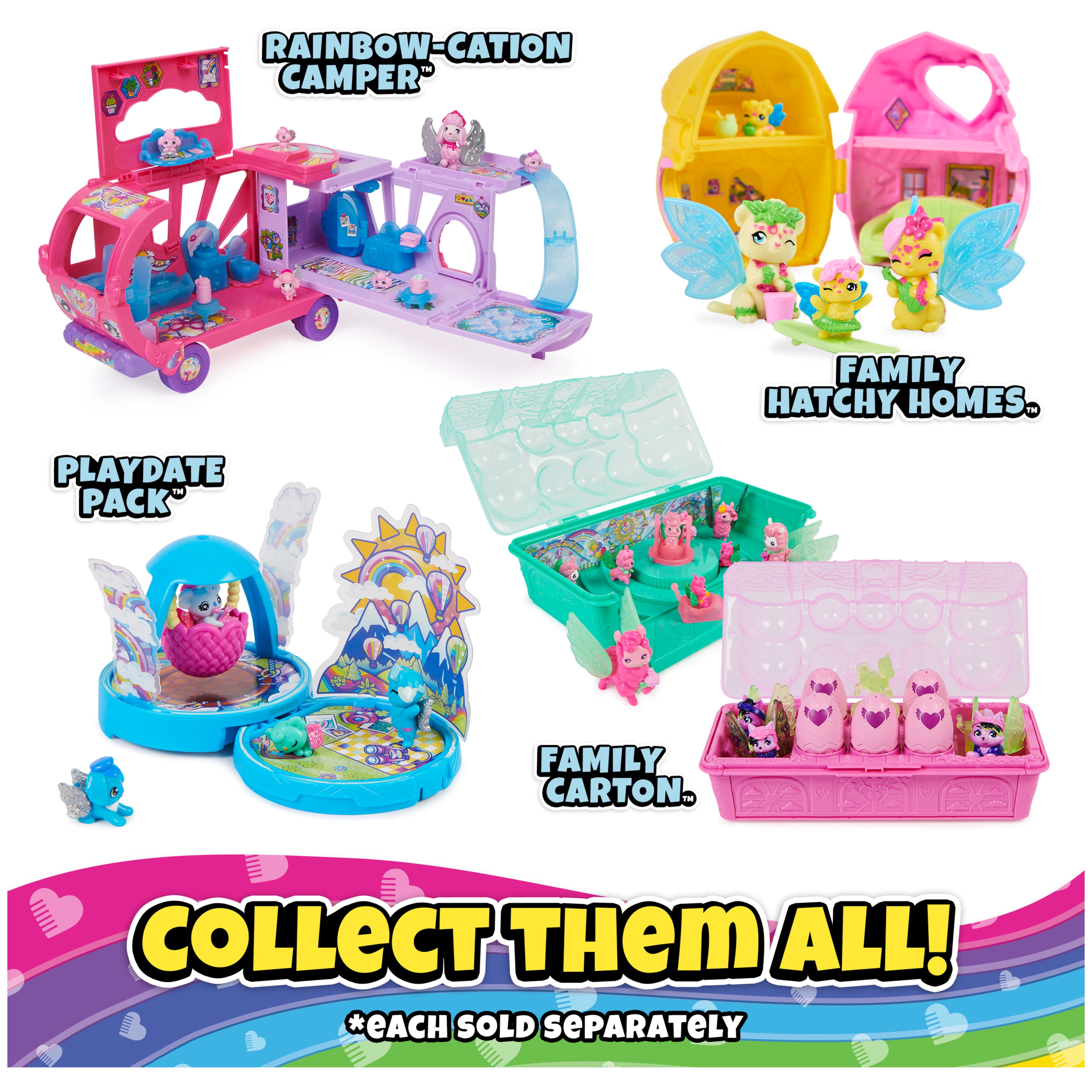 Hatchimal Rainbow Bins + Order & Bliss