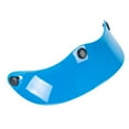 thumbnail image 3 of Wzmzjy Helmet Visor Cover, Easy-Install Replacement, 3-Snap Sun Visor Shield, Universal Blue, 3 of 9