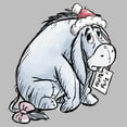 thumbnail image 2 of Girls Winnie the Pooh Eeyore Santa Letter Sketch T Shirt, 2 of 4