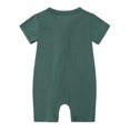 thumbnail image 3 of Emy Dola Baby Boys Girls Bamboo Viscose Pajamas 2 Way Zipper Short Sleeve Romper Jumpsuit Solid Sleeper and Play 3-24 Months, 3 of 10